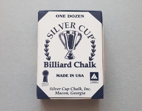 Billardkreide Silver Cup royal blau 12er Pack
